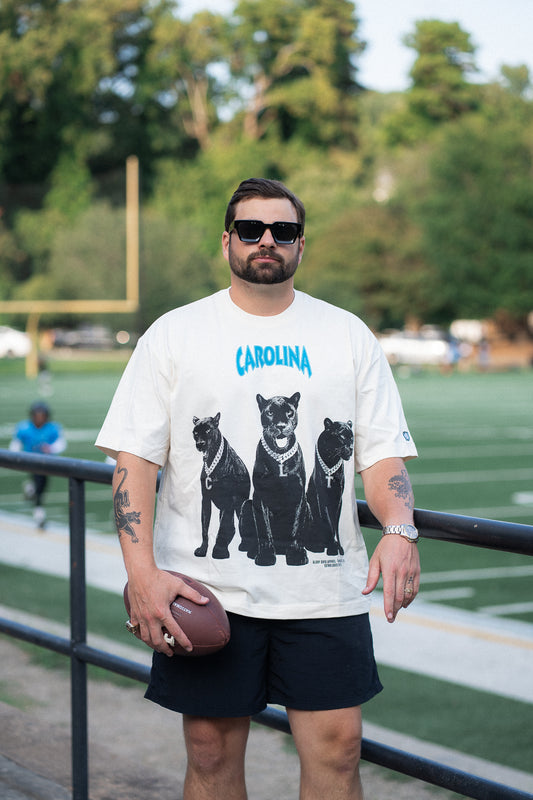 Glory Days Apparel - Off White Nuthin' But A Carolina Thang Oversized Boxy T-Shirt
