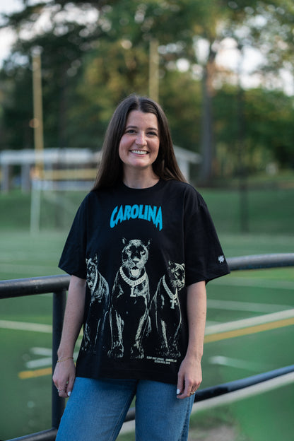 Glory Days Apparel - Black Nuthin' But A Carolina Thang Oversized T-Shirt