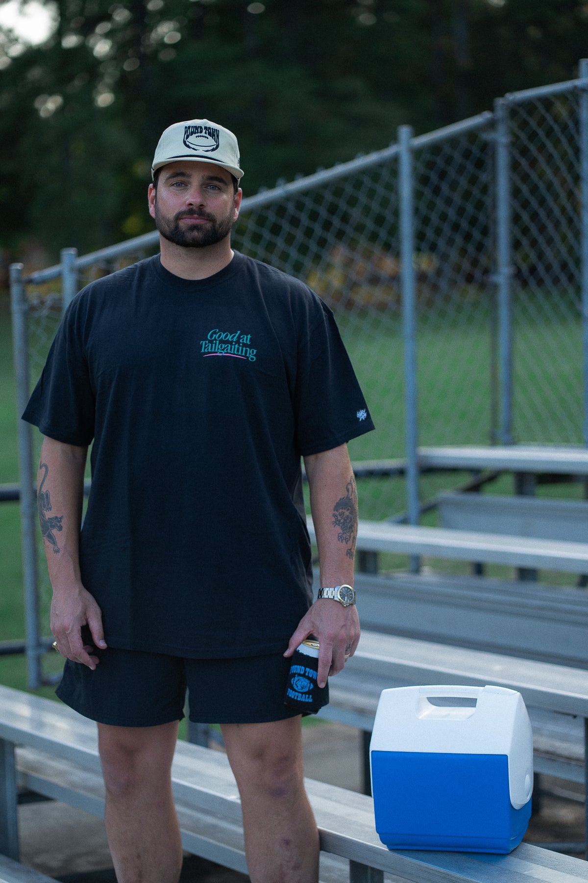 Glory Days Apparel - Good At Tailgating Black T-Shirt