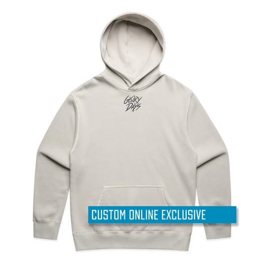 *Custom Online Exclusive* Glory Days Apparel - Glory Days Faded Bone Heavy Hoodie