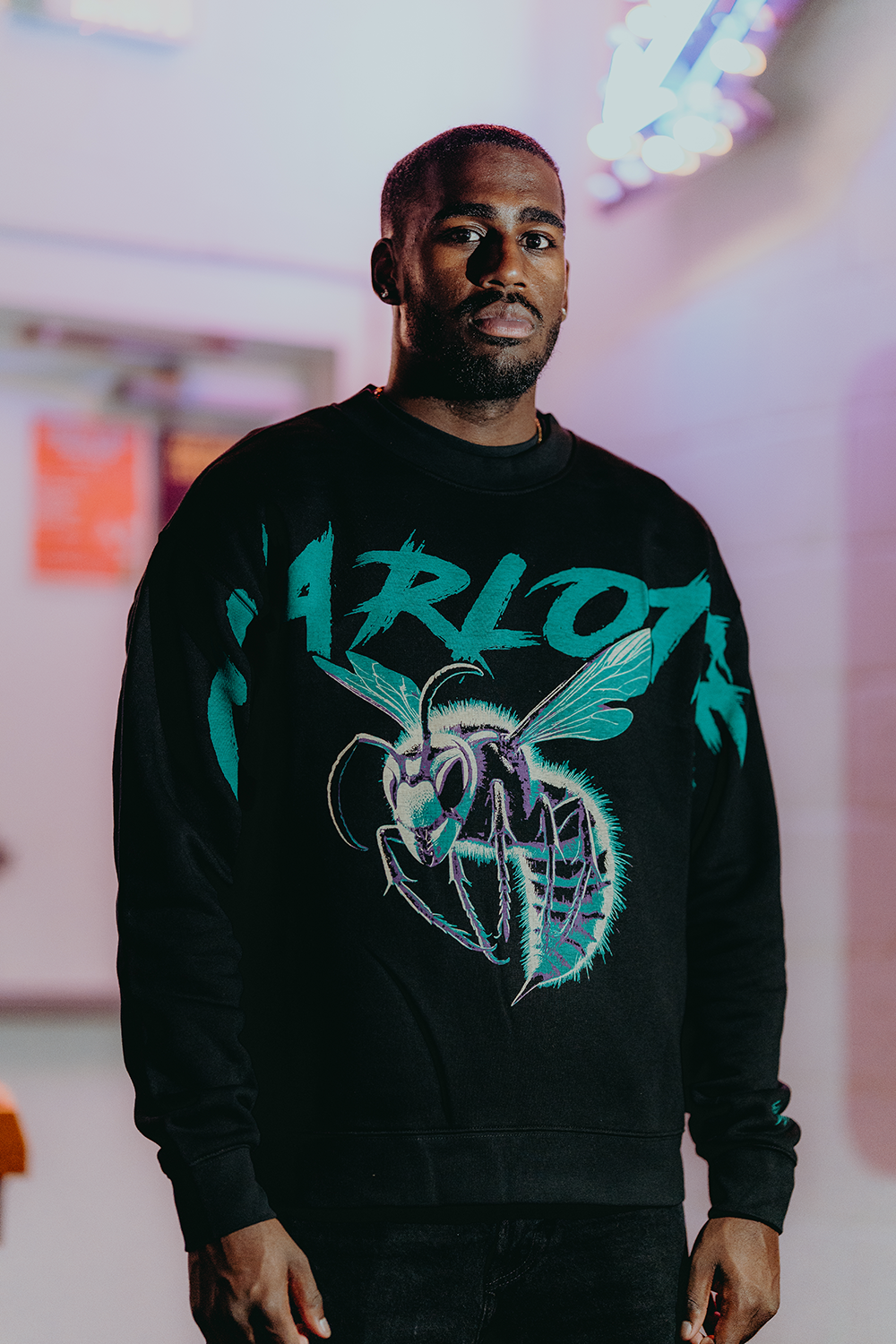 Glory Days Apparel - Charlotte Hoops Super Sleeves Sweatshirt