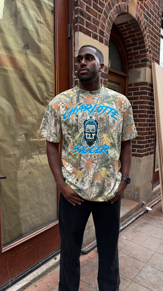 *LIMITED EDITION* Glory Days Apparel -  Classic Misfit Queen Faded Camo T-Shirt