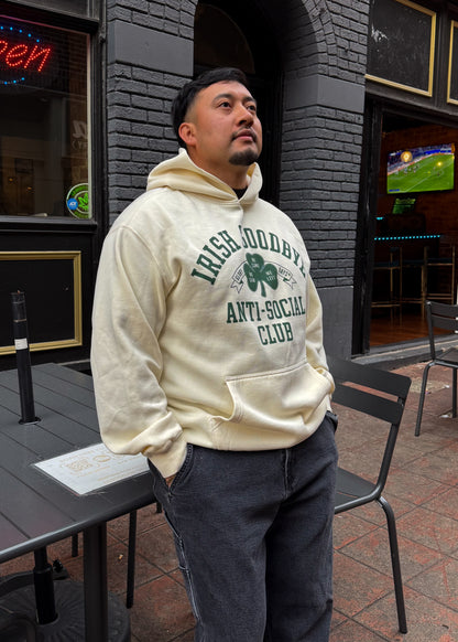 Glory Days Apparel - Irish Goodbye Ivory Relaxed Fit Hoodie