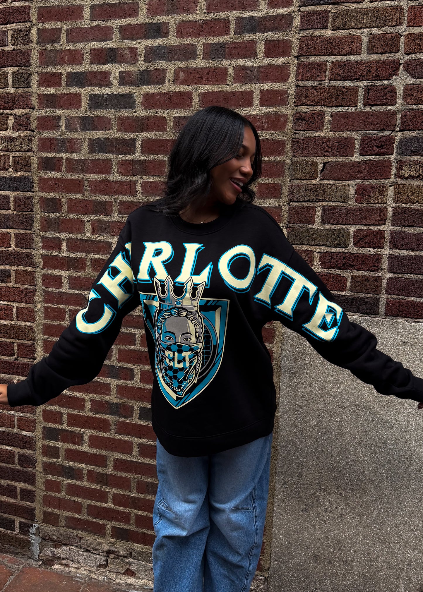 Glory Days Apparel - Misfit Queen Super Sleeves Sweatshirt
