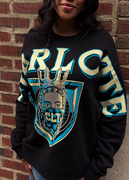 Glory Days Apparel - Misfit Queen Super Sleeves Sweatshirt