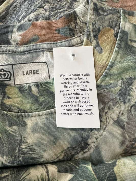 Glory Days Apparel -  Charlotte Big Block Faded Camo T-Shirt