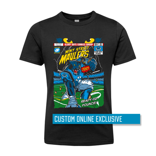 *Custom Online Exclusive* Glory Days Apparel X Joe Bello - Mint Street Maulers Youth T-Shirt