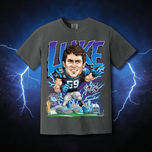 *DOES NOT SHIP IMMEDIATELY - LIMITED EDITION PRE-SALE* Luke Kuechly x Glory Days Apparel Icons T-Shirt