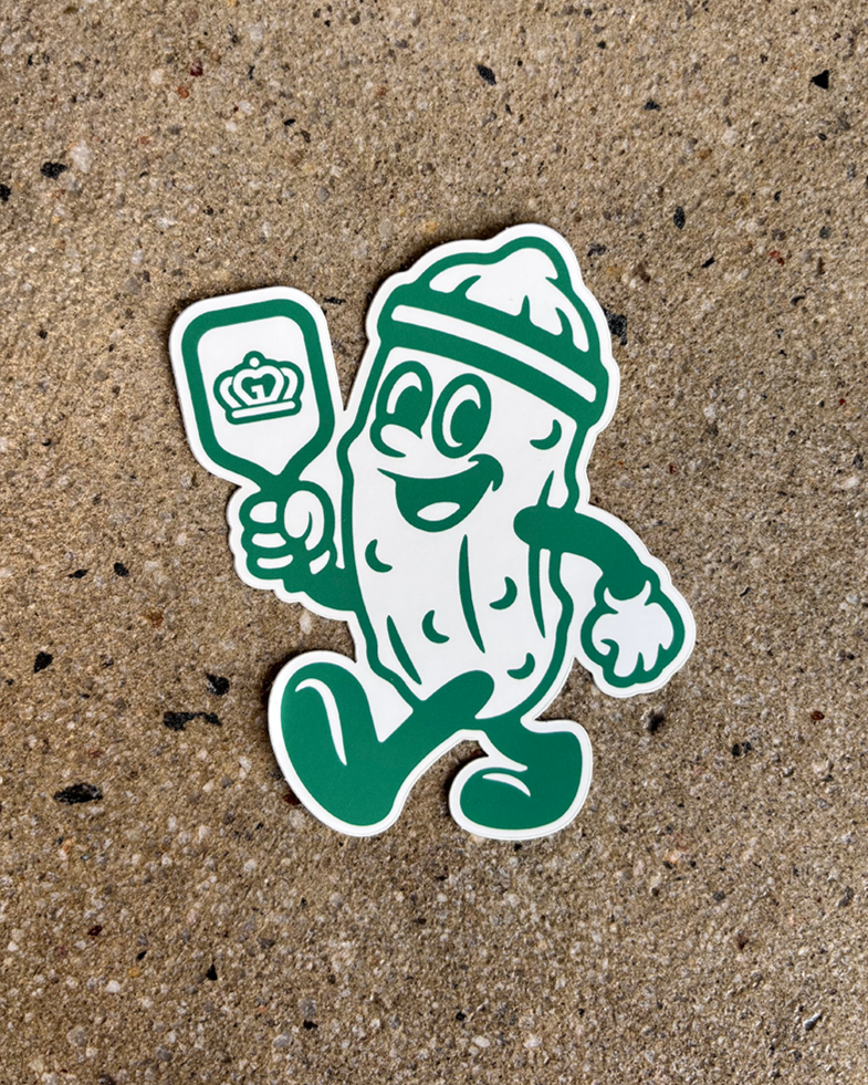 Glory Days Apparel - Pickleball Mascot Sticker