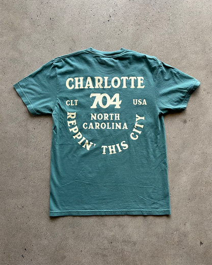 Glory Days Apparel - Reppin' This City Light Green T-Shirt