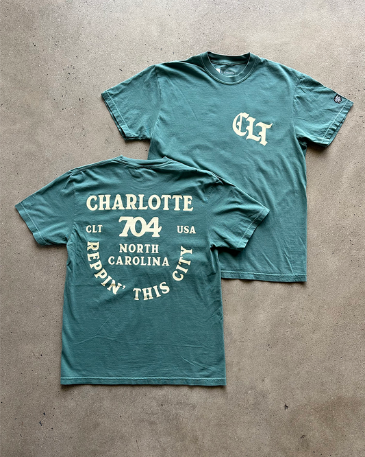 Glory Days Apparel - Reppin' This City Light Green T-Shirt