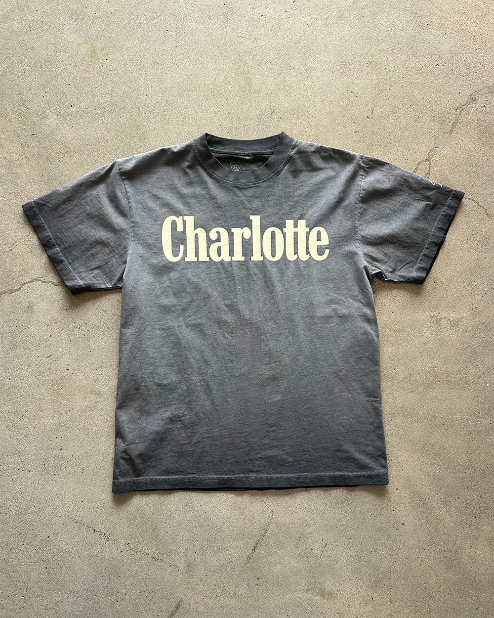 *COMING SOON* Glory Days Apparel -  Charlotte Smoke 'Em Black Sun Faded T-Shirt