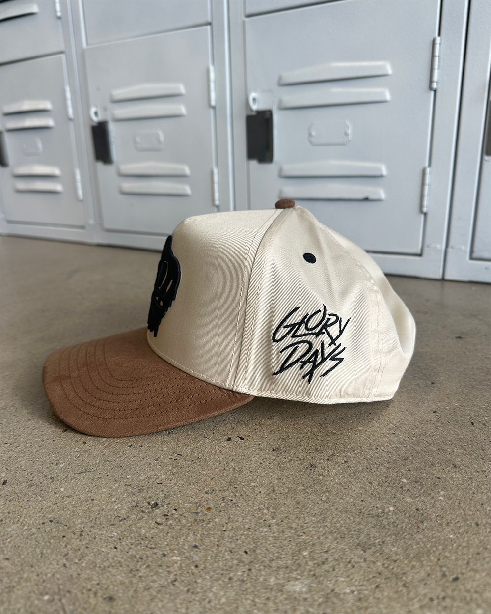 Glory Days Apparel - Suede Bill Glory Days Logo Drip Hat
