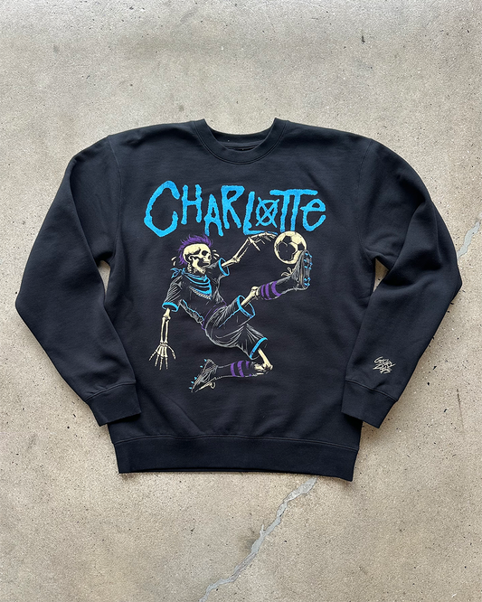 Glory Days Apparel - Back In Black Black Crewneck Sweatshirt