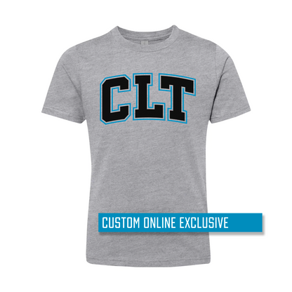 *Custom Online Exclusive* Glory Days Apparel - Block CLT Youth T-shirt