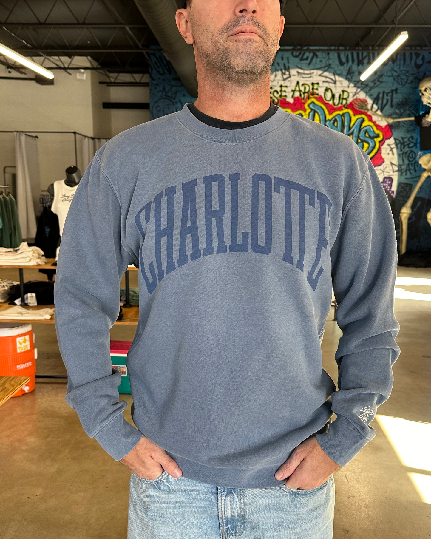 Glory Days Apparel - Charlotte Color Stack Sweatshirt