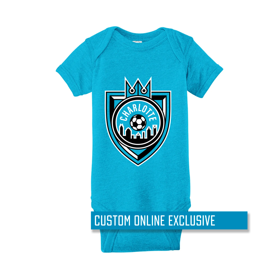 Charlotte soccer onesie