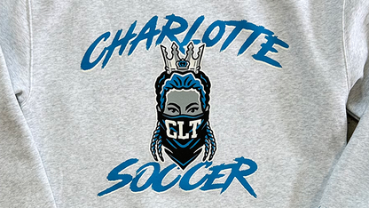 Glory Days Apparel - Classic Misfit Queen White Heather Sweatshirt