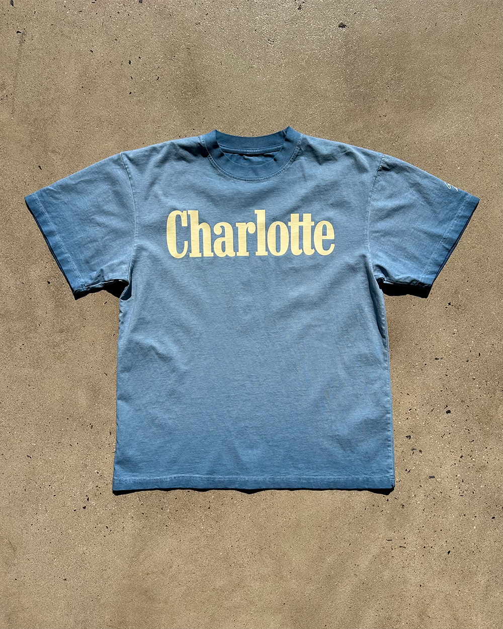 *COMING SOON* Glory Days Apparel -  Charlotte Smoke 'Em Blue Sun Faded T-Shirt