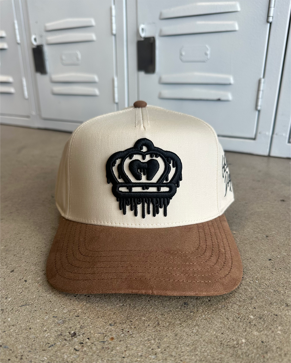 Glory Days Apparel - Suede Bill Glory Days Logo Drip Hat