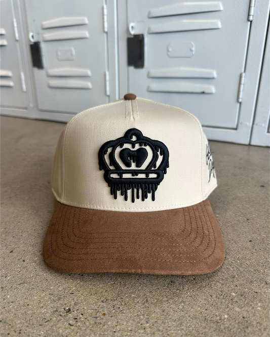 Glory Days Apparel - Suede Bill Glory Days Logo Drip Hat