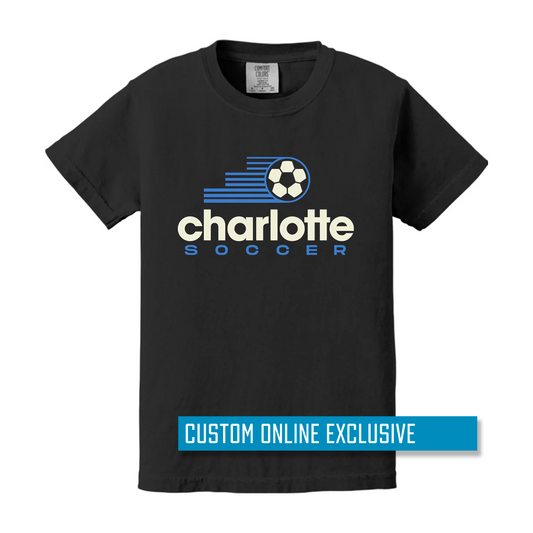 Charlotte kids Soccer Tshirt