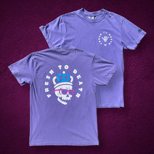 Glory Days Apparel - Fresh To Death Purple T-Shirt