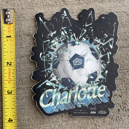 Glory Days Apparel - Glass Shatter Soccer Sticker