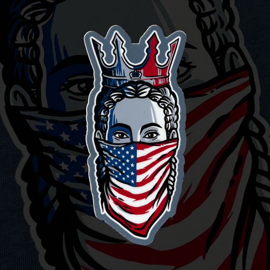 Glory Days Apparel - USA Misfit Queen Sticker